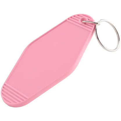 A84E-24 Pcs Vintage Motel Keychain DIY Blank Hotel Keychains Heat Transfer Blank Keychains Bulk Sublimation
