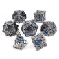 7pcs DND Metal Dice Set MTR Polyhedral Dice for Dungeons And Dragons Role Playing Games D&D Dice Set Dnd Gifts