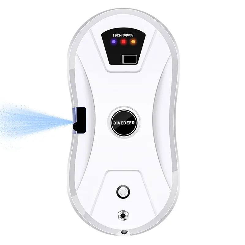 DIVEDEER Window cleaning robot 5600PA large suction electric spray window cleaning robot fall prevention remote cleaner