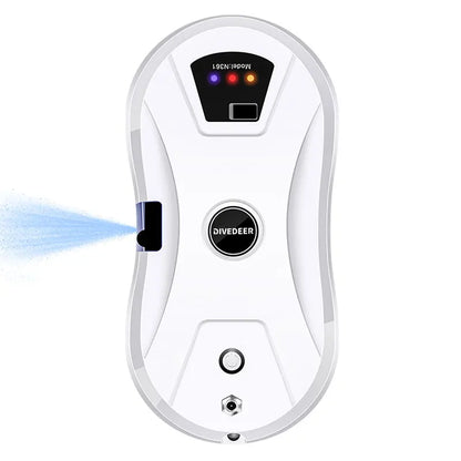 DIVEDEER Window cleaning robot 5600PA large suction electric spray window cleaning robot fall prevention remote cleaner