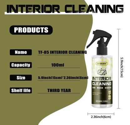 Ryekew Car high-efficiency interior cleaner ceiling cleaner leather flannel fabric water-free multi-purpose cleaner