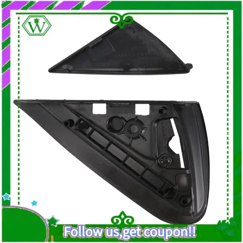 AC34-Car Front Left&Right Window Triangle Plate Side Mirror Corner Triangle Garnish Cover Panel For Citroen C4 C4L 2012-2015