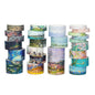 24 Rolls/Box Oil Painting Theme Washi Tape Set, Gilded Style Design Decorative Handmade DIY Decoration Materials Tape