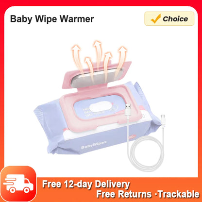 Baby Wipe Warmer Portable Baby Wet Wipes Warmer Heater USB Powered Perfect for Traveling Baby Wipe Warmer 5V USB power supply
