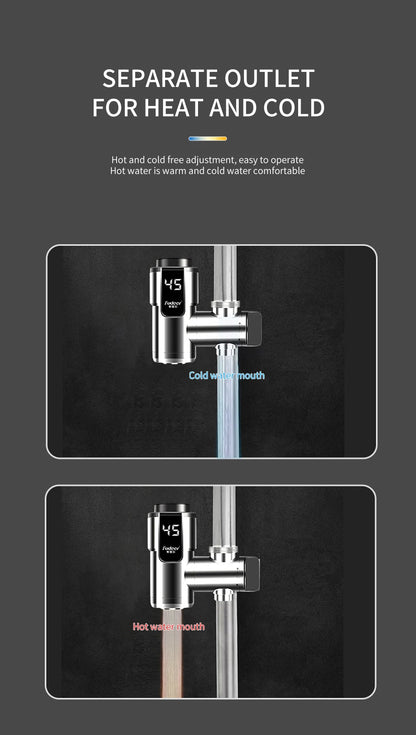 Fudeer Electric Water Heater Kitchen Faucet Conector Instant Hot Water Tap Adapter 220V  Water Heater Bathroom Accessories