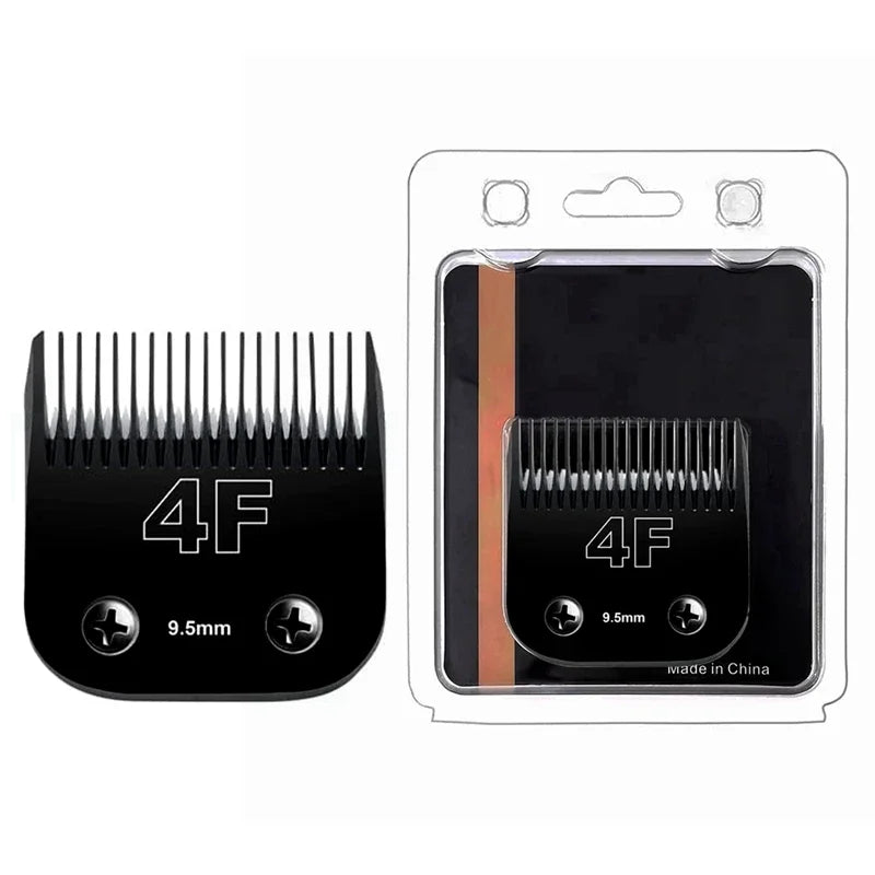 Titanium Detachable Pet Dog Animal Clipper Blade Compatible with Andis/Oster A5/Wahl KM10 Series Clipper ,7FC,5FC,4F,#10,#30,#40