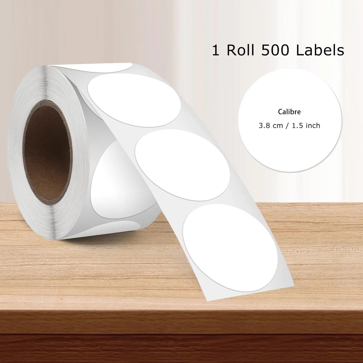 Thermal Paper Label for Warehouse & Logistics - High-Quality Adhesive Labels with Pre-Drilled Holes, Durable Blue，70*40mm