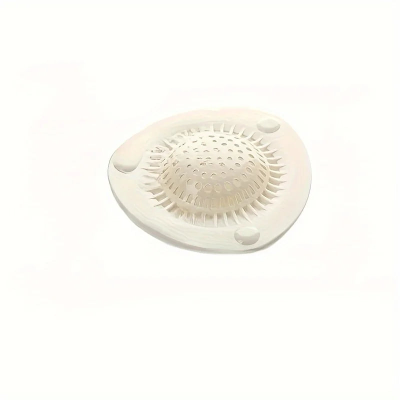 3pcs Hair Catcher Shower Drain - Anti-Clog Kitchen Sink & Bathtub Strainer, Lightweight Oval Design for Efficient Water Flow