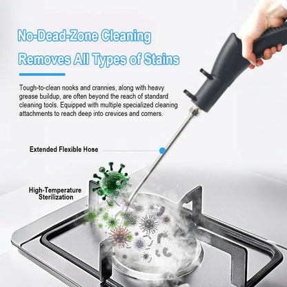 Multifunctional Handheld High Pressure Steam Cleaner Portable Household Steam Machine for Kitchen Hood Home Car Cleaning