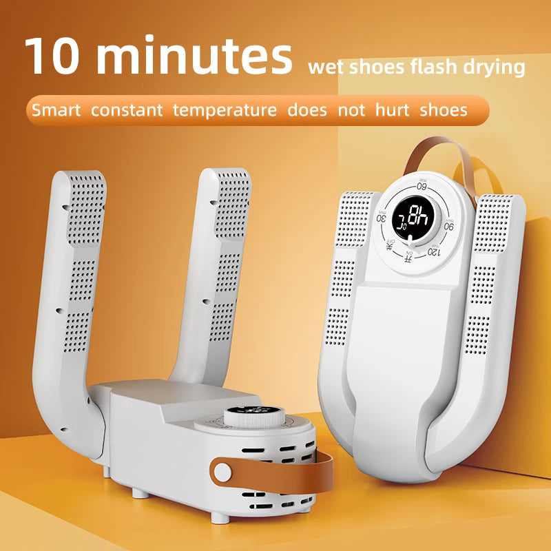 HOMEFISH Intelligent Shoe Dryer Quick Drying Deodorizing Sterilizing Adjustable Timer Household Shoe Warmer And Heater