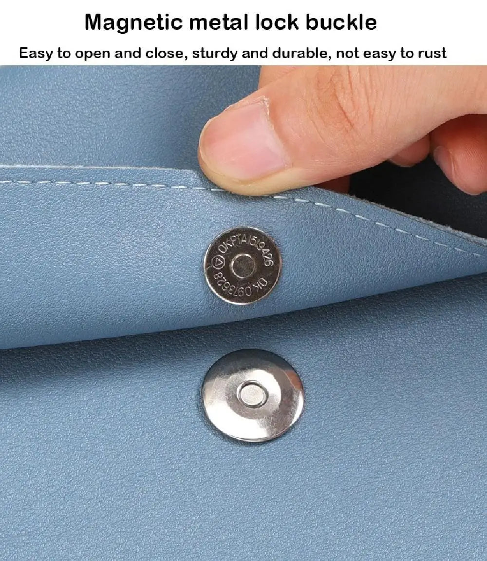 Stationery Dustproof Leather Leather Document Pouch Large Capacity A4 Leather File Folder File Bag for Men