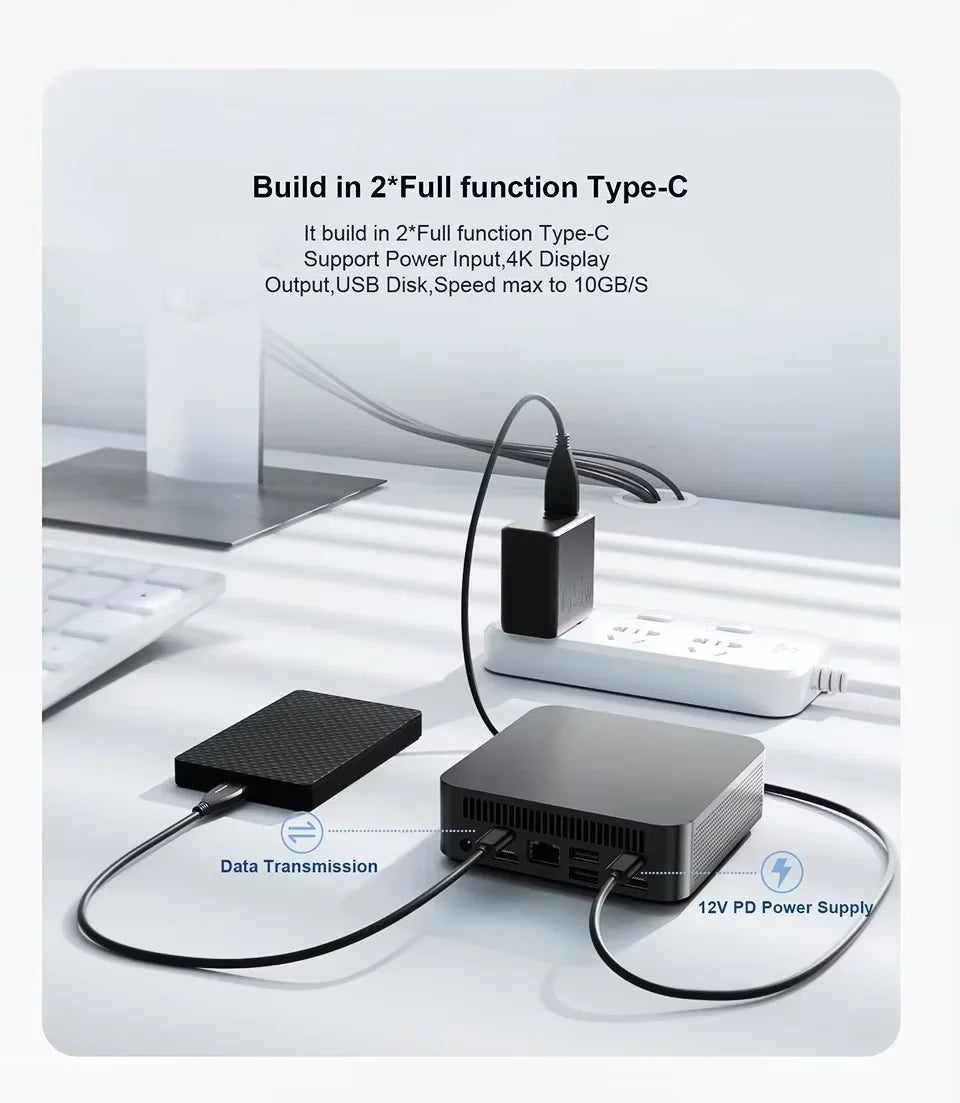2026 Brand New Intel Core I9-10980HK Windows 11 Pro 32GB RAM 1TB SSD Gaming I9 Computer WiFi 6 USB3.0 Mini Desktop Computer PC