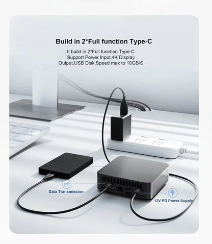 2026 Brand New Intel Core I9-10980HK Windows 11 Pro 32GB RAM 1TB SSD Gaming I9 Computer WiFi 6 USB3.0 Mini Desktop Computer PC