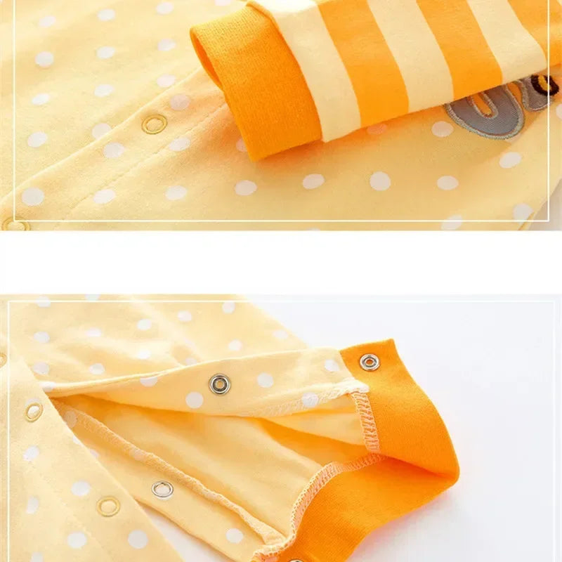 Spring Autumn Newborn Baby Boy Rompers Cotton Girls Clothes 0 to 12 Months Comfortable Babies Jumpsuits Clothing Onesies