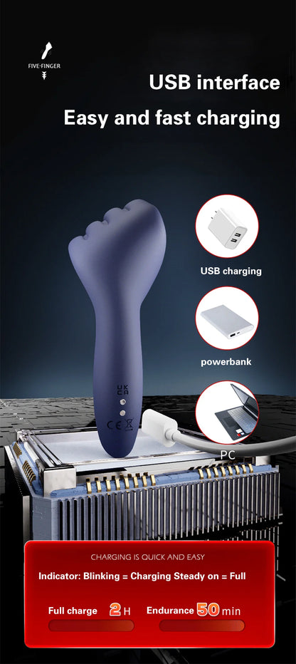 Glans Trainer for Men Powerful Vibrating Penis G Spot Masturbator Soft Fingertip Prolong Endurance Massage Vibrator Erotic Toys