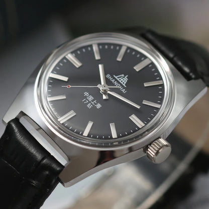 Shanghai Watch Vintage Collector Timepiece Gift for Gentlemen Wholesale Drop Shipping  Men's Manual Mechanical Watches