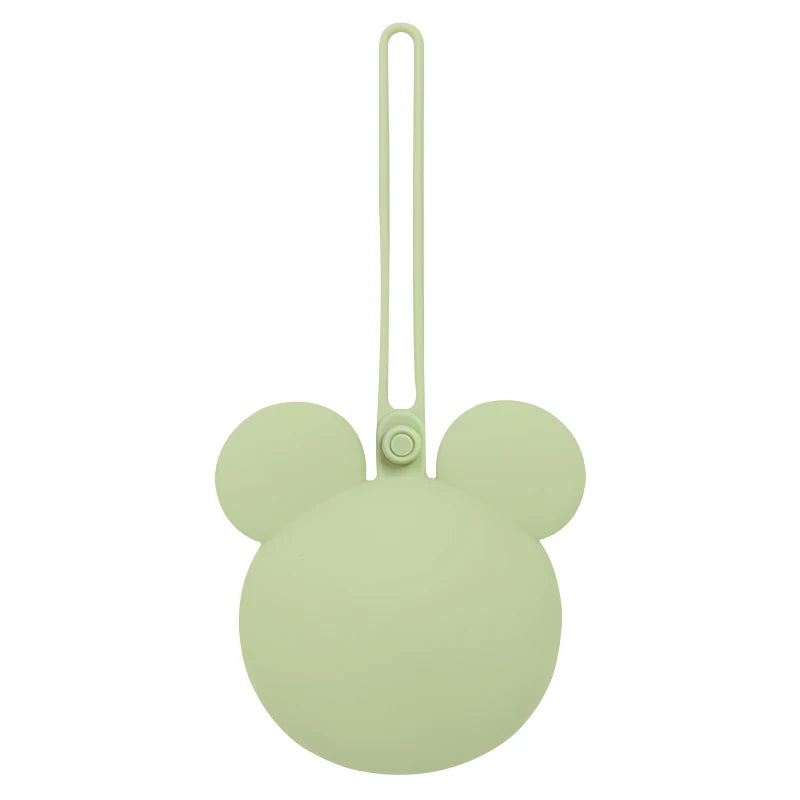 Cartoon Silicone Nipple Storage Bag  Kids Pacifier Holder Portable Silicone  Food-Grade Pendant DIY Accessories Baby Toy Gift