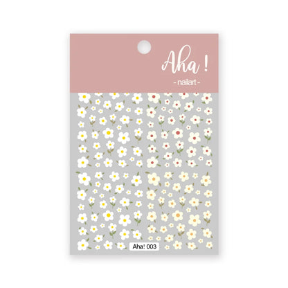 White Bloom Translucent Hollow Butterfly Heart Nail Sticker Press on Nails Decals Hollow Heart Star Moon Shape Sticker Sliders
