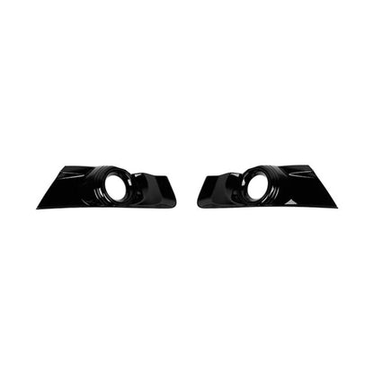 TESIN Car Front Bumper Fog Light Lamp Decoration Cover Trim for Ford Mustang 2015 2016 2017 ABS Lamp Hoods Exterior Accessories