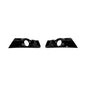 TESIN Car Front Bumper Fog Light Lamp Decoration Cover Trim for Ford Mustang 2015 2016 2017 ABS Lamp Hoods Exterior Accessories