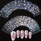 3D Colorful Flowers Cherry Blossoms Rose Daisy Nail Decals 20/30/60/70/90pcs Cute Heart Nail Sticker Manicure Decoration 5.5*6cm