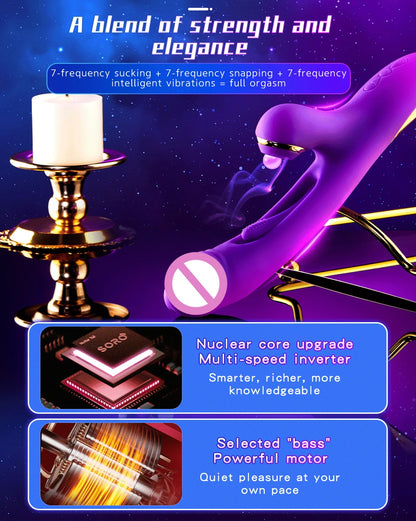 Flapping G Spot Vibrator Dildo Rabbit Adult Toy Vibration Silicone Waterproof Personal Vibrator Clitoral Nipple Anal Stimulation