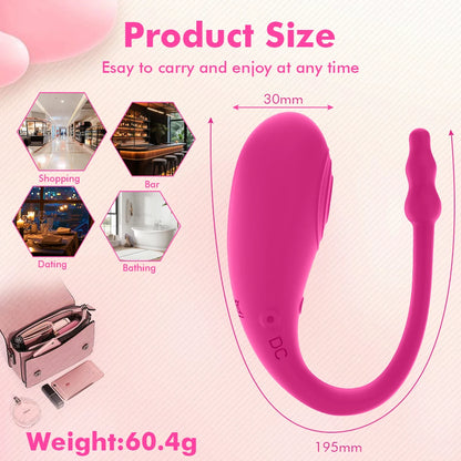 APP Remote Control with 9 mode Wearable Underwear Egg Vibrator for Female male Stimulator, Adult sex toy Couple Sex toy Games