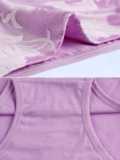 3Pcs/Lot Women's Underwear Plus Size Cotton Panties High Waist Briefs Sexy Lingerie Female Pantys M-5XL Seamless Underpant Girls