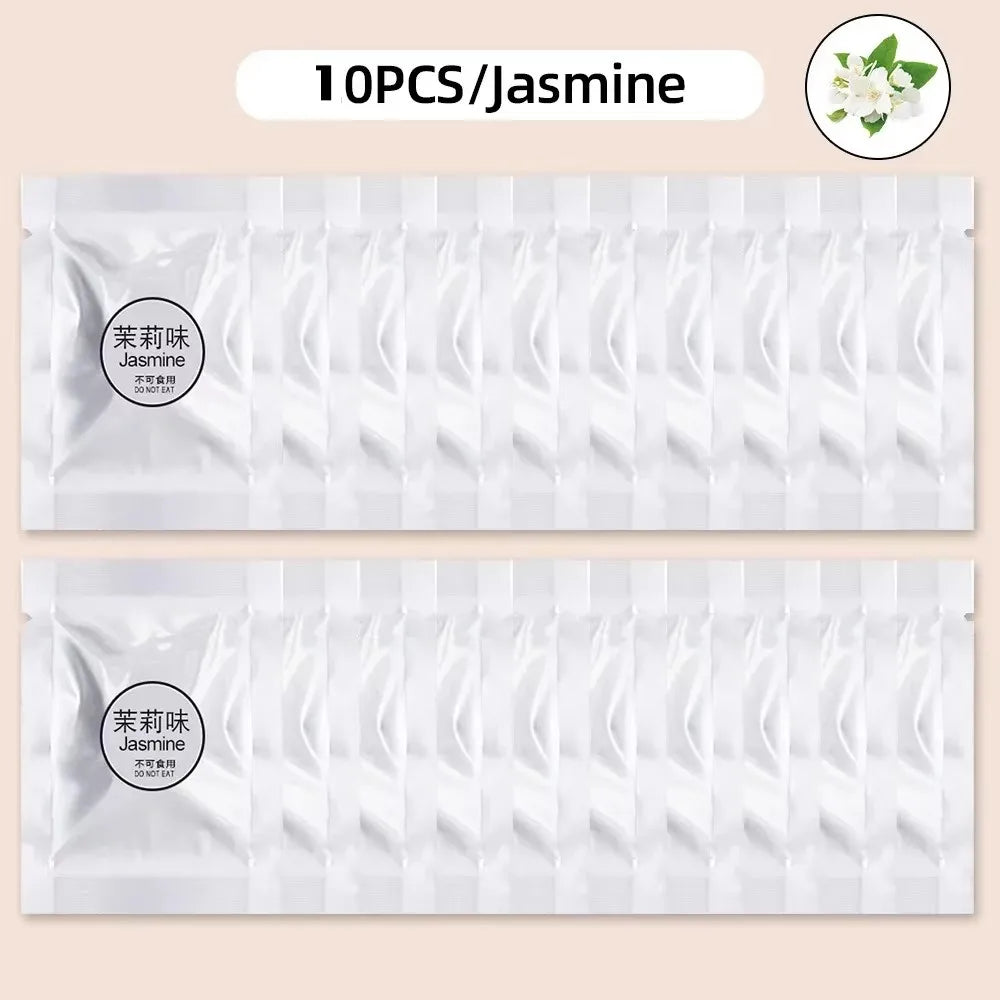50/40/30/20/10pcs Car Air Freshener Supplement 7 Pcs/Lot Solid Car Perfume Car Air Conditioner Vent Auto Ocean Refill Air Outle