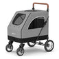 STLF(Ready to Ship) Manufacture Large Pet Stroller for Big Dog Safety Outdoor Walking Travel Foldable Trolley