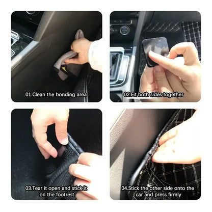 Car Double Faced Fixing Stickers for Carpet Pad Dashboard Mat High Adhesive Fixed Patch Floor Mats Anti Skid Grip Tape Sticker