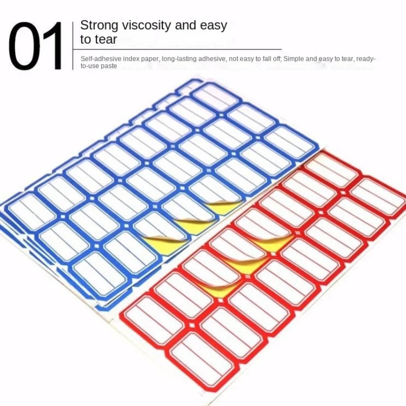 10sheets/400pcs Self-adhesive Label Stickers Self Adhesive Label Paper Mouth Paper Handwritten Marking Price Name Stickers