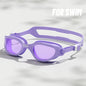 COPOZZ Professional HD Swimming Goggles Anti-Fog UV Protection Adjustable Swimming Glasses Silicone Water Glass For Men and Wome