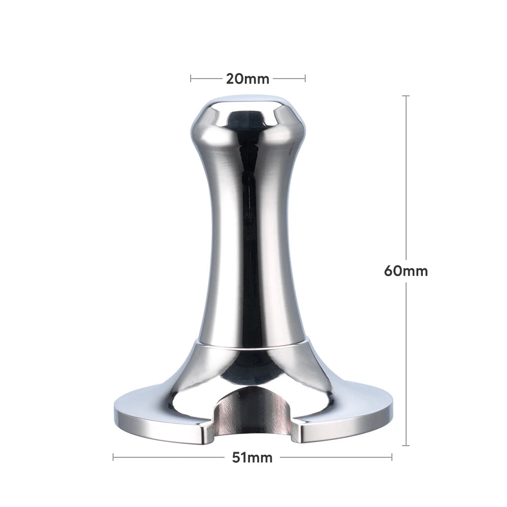 Coffee Tamper Stainless Steel Powder Hammer Pressing For Dolce Gusto Nespresso Delonghi Bocsh Capsule & Portafilter with Spoon