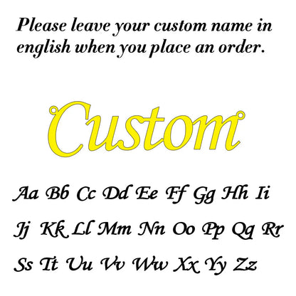 Personalized Customization Name Earrings For Women Stainless Steel Women's Fashion Earrings Jewelry Gift for Lovers