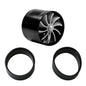 Car Air Intake Turbonator Single Fan Turbine Automobile Intake Turbo Vehicle Engine Turbocharger Power Conversion Accessories