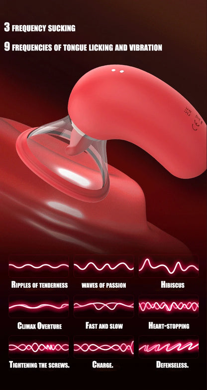 APP Control Clitoral Sucker Vibrator Tongue Licking Nipple Vagina Massager Clit Stimulator Female Masturbation Sex Toy for Women