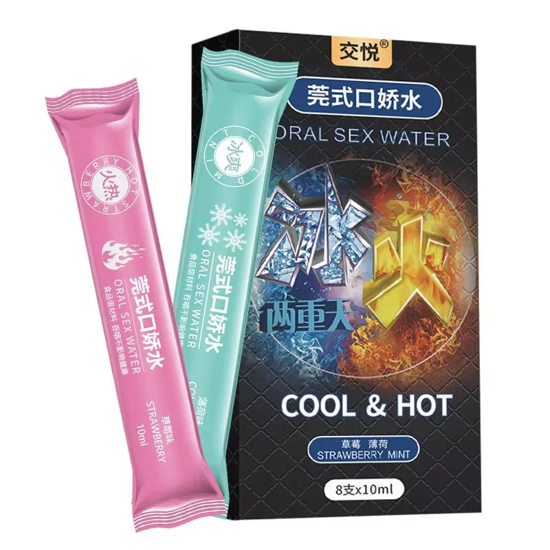 20Pcs Sex Toys Couples Women Oral Sex Candy Blowjob Popping Flirting Men Blowjobs Stimulate Enjoy Fire Ice Feeling Blowjob Toy