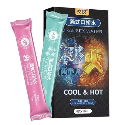 20Pcs Sex Toys Couples Women Oral Sex Candy Blowjob Popping Flirting Men Blowjobs Stimulate Enjoy Fire Ice Feeling Blowjob Toy