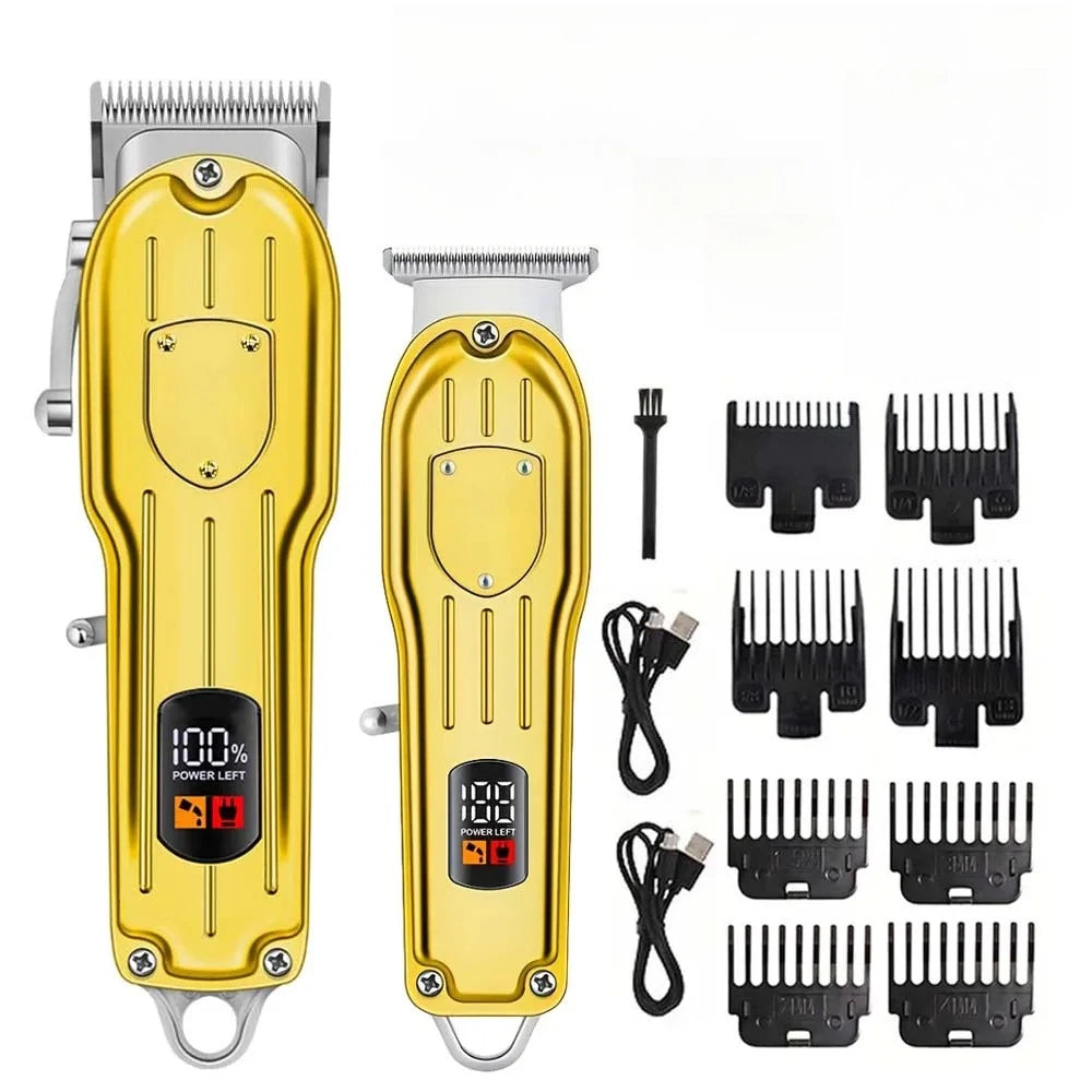 Hair Clippers Electric Razor Shavers for Men USB Rechargeable Clippers and Trimmer Beard Trimmer Barber Kit Professional Clipper