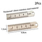 ♥Mini Stainless Steel Ruler Keychain | 1-5cm Portable Measuring Tool Key Rings (Anti-loss Measuring Ruler)