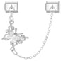 Tassel Chain Butterfly Flowers Star Moon Heart Zircon Italian Charm Links Fit 9mm Bracelet Stainless Steel DIY Jewelry Making