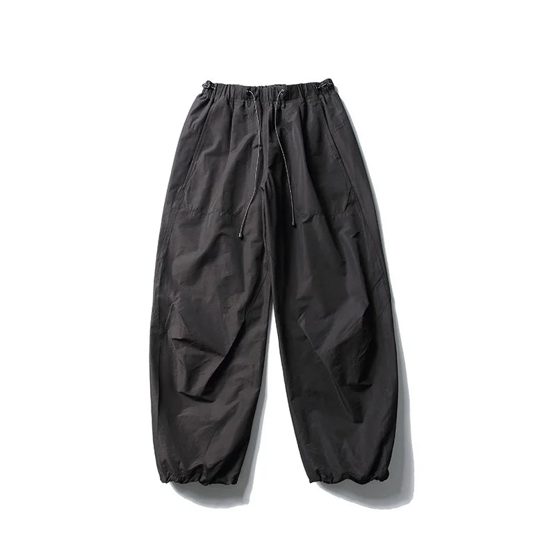 Men Streetwear Fashion Loose Casual Lightweight Quick Dry Sport Pants Women Outdoor Techwear Cargo Baggy Pant Boy Girl Trousers