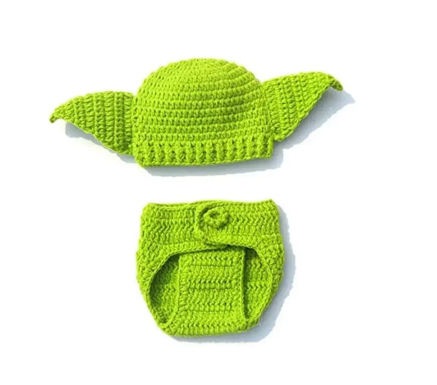 Newborn Photography Props New Born Baby Crochet Knit Costume Accessories Infant Photo Shoot Clothes Newborn Shooting
