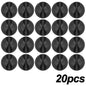 5/50Pcs Cable Clip Winder Organizer Round Charger Cord Clips Desk Tidy Management Wire Adhesive Holder Clamp in Home Office Car