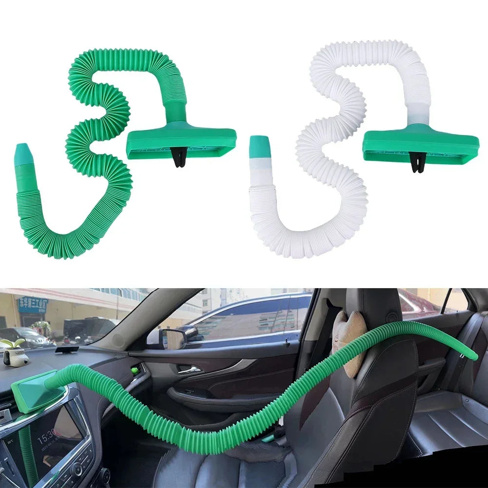 Air Vent Cooler Car Air Conditioning Vent Cooler Conditioner Ventilation Fan Adjustable Length Auto Seat Cooler Tube Car Parts