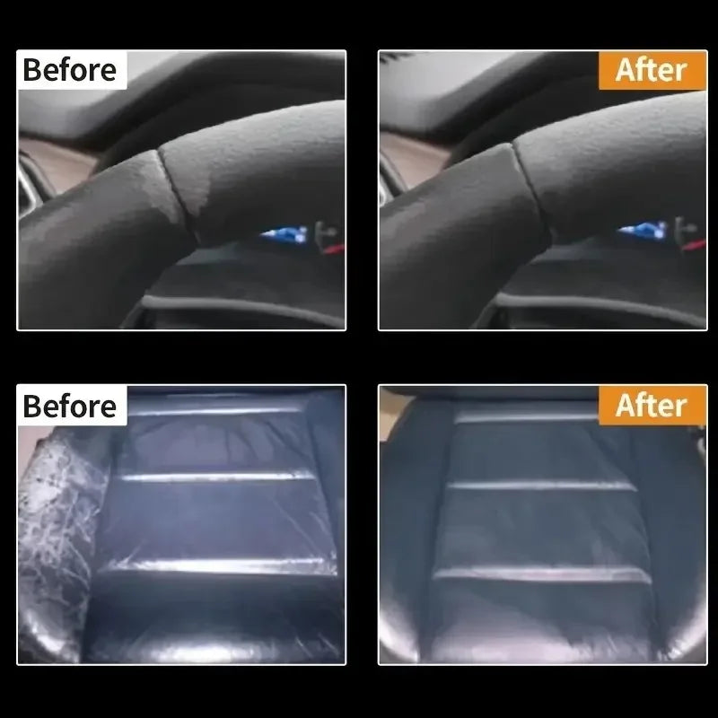 IFUBO 50ml Steering Wheel Leather Restorer Paste Quick Fix Non-Fading Car Interior Dashboard Repair