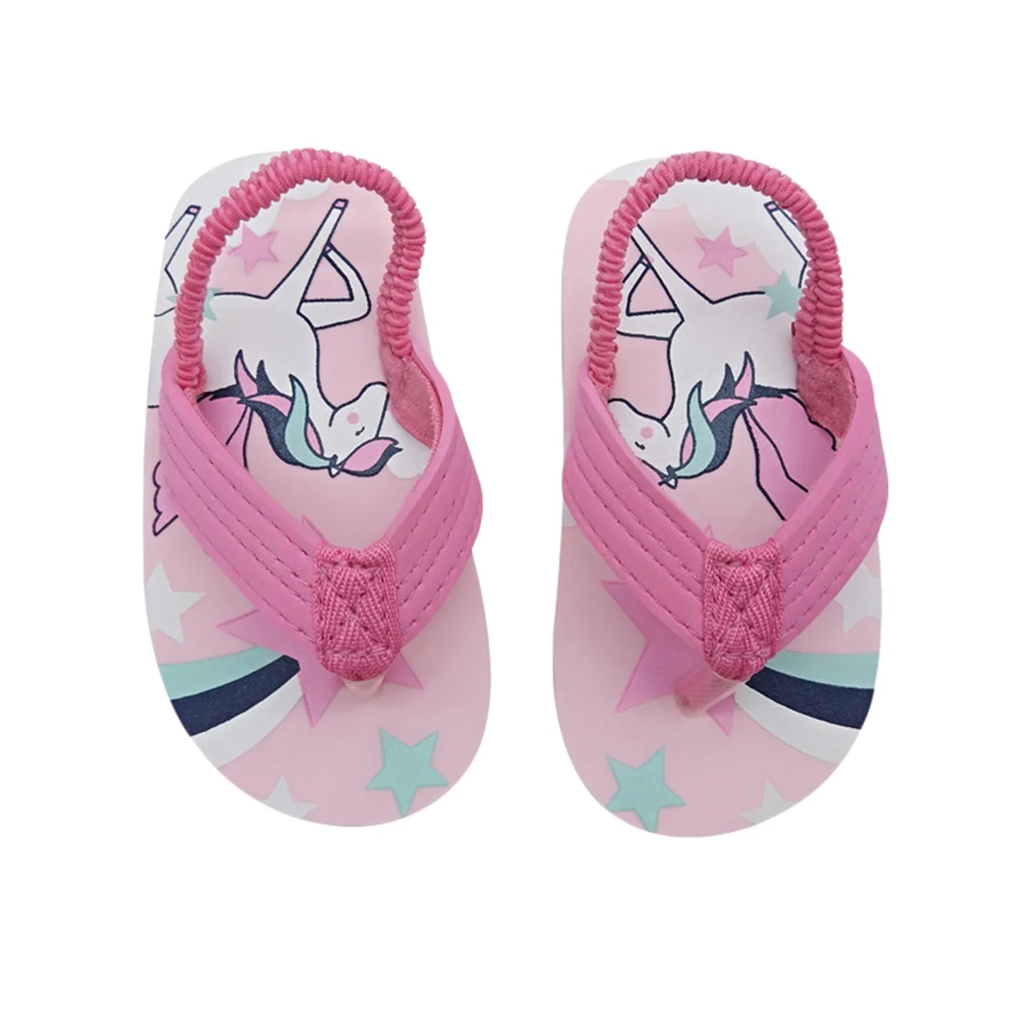 Children Flip Flops Shoes Cartoon Summer EVA Soft Sole Indoor Bathing Anti Fall Girls and Boys Sandals Beach and Pool Slippers