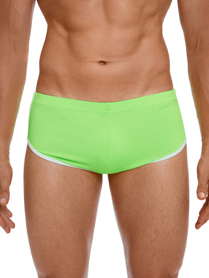 Sexy Running Elastic Sport Shorts Men's Summer Shorts Hot Pants Bar Nine Points Slim Fit Cotton Milk Silk Men's Fashion