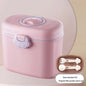 Baby Formula Dispenser Container Portable Milk Powder Storage Box with Carry Handle & Spoon for Outdoor Travel Activity